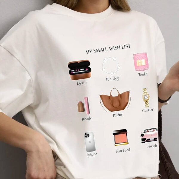 Oversized Cotton T Shirt With Graphic Print